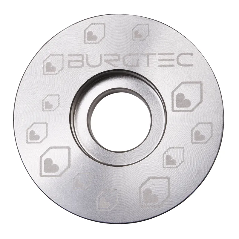 Burgtec Top Cap - Rhodium Silver